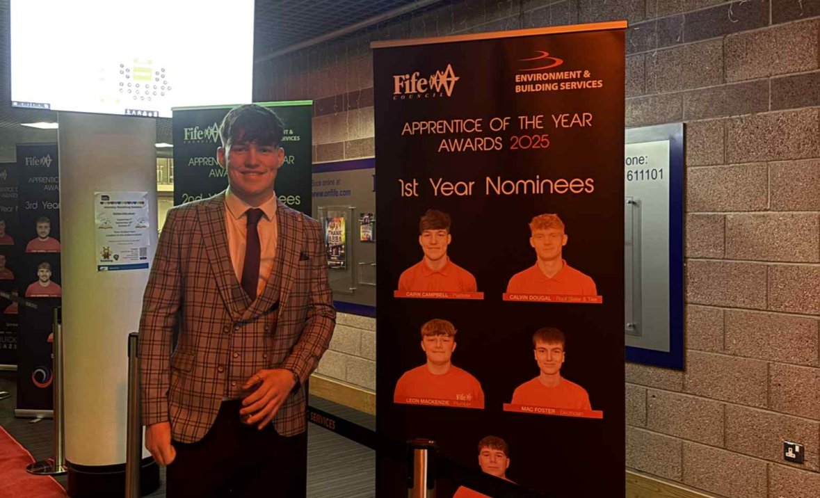 edinburghcoll's tweet image. “I’ve had a great time so far throughout my apprenticeship and have learned a lot about the trade and myself."  

As part of #ScotAppWeek26, we caught up with 20-year-old Cairn Campbell to talk about his Plastering Apprenticeship and his plans for the future.