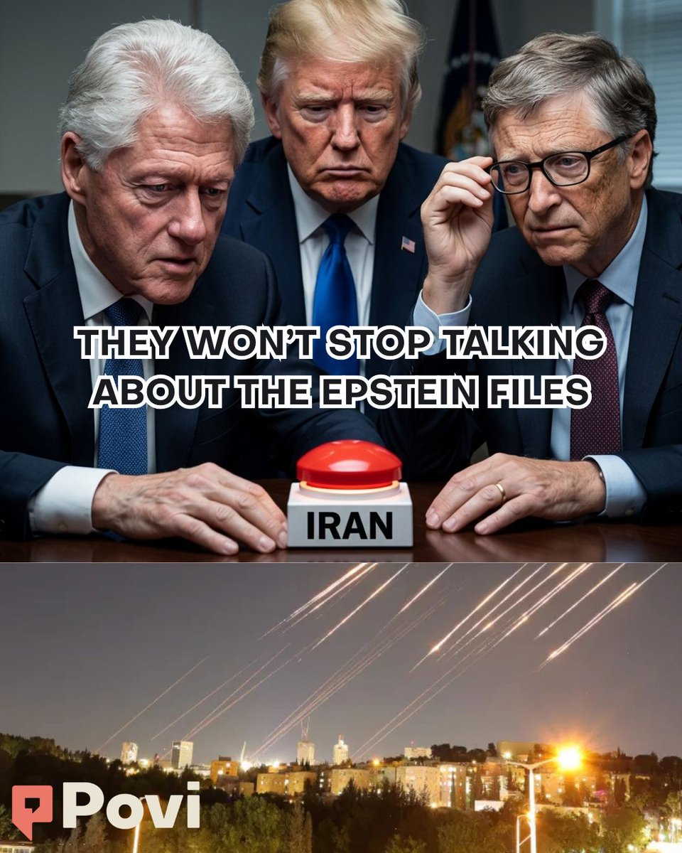 poviTV's tweet photo. 🧐 We're not saying it's true... but it's definitely great timing after Bill Clinton's deposition. 

What do you think? https://t.co/PBwF7qvqQq