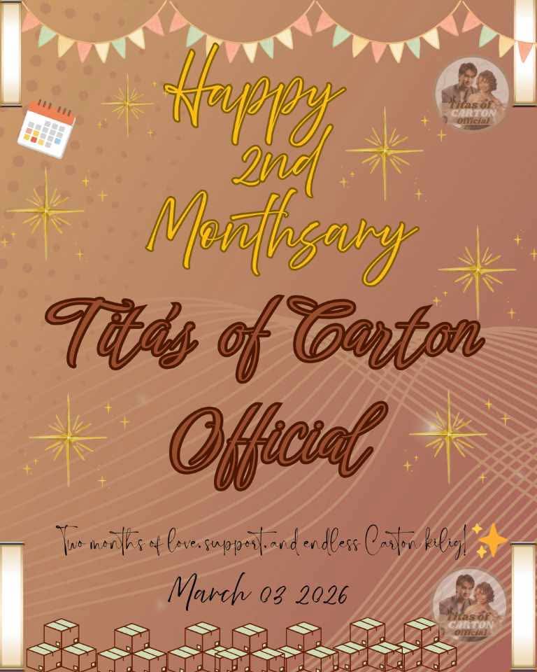 Team Salonpas at Tiger Balm! huyyy 2mos na tayo magkakasama 

NASAAN ANG CARTON