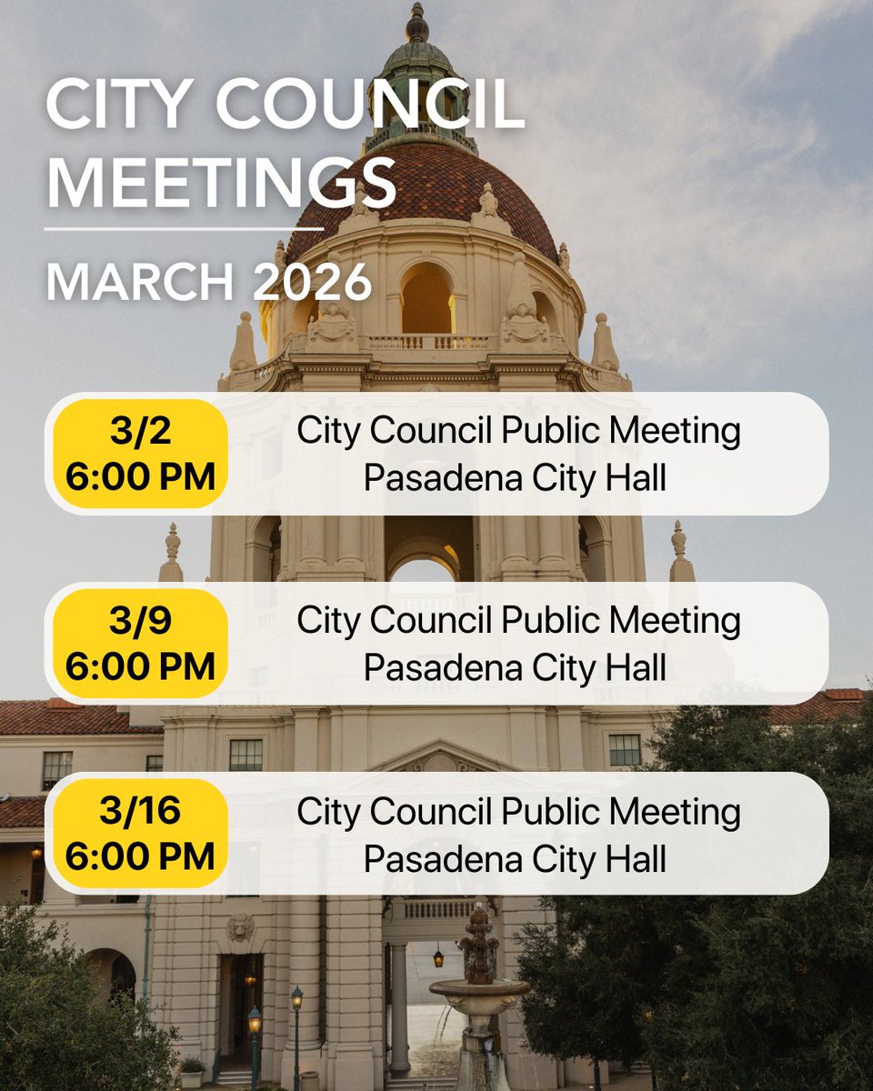 City of Pasadena tweet media