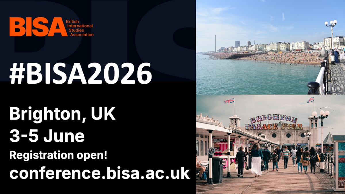 BISA - British International Studies Association tweet media