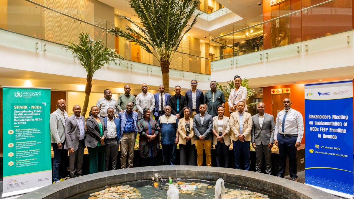 Today, RBC in partnership with <a href="/AfricaCDC/">Africa CDC</a>  , <a href="/AFENETAfrica/">AFENETAfrica</a>   and other partners, launched a three month training  to strengthen public health workforce capacity in Non-Communicable Disease (NCD) surveillance.

The Strengthening Public Health Surveillance And Resilience Knowledge