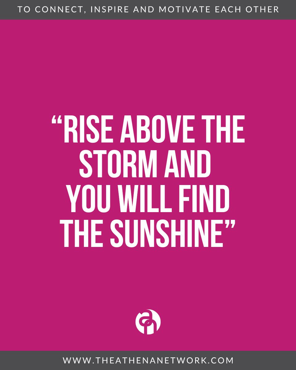 RISE ABOVE THE STORM AND YOU WILL SEE THE SUNSHINE

I thought I would share this thought provoking motivational quote with you this morning. Wishing you a great week, rising above the storm!