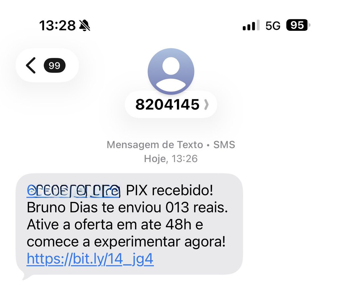 erickdiz's tweet photo. Até pra me darem golpe o suposto pix é pequeno. Eu valho 13 reais? tnc https://t.co/mwMNUWAUTh