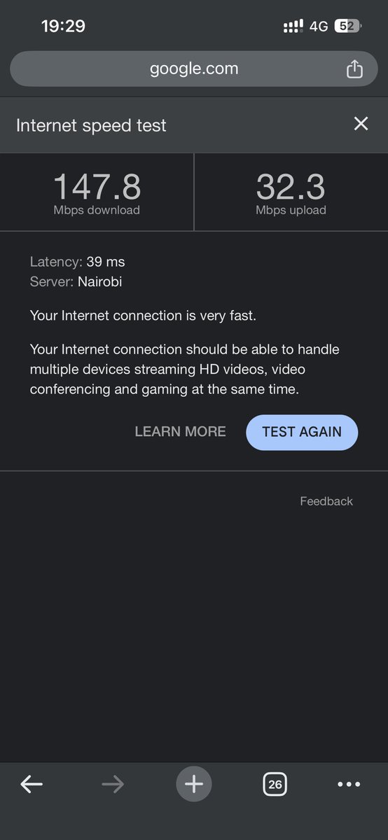 fb_advisory's tweet photo. @mtnug @Daevoe777 @mtnug the mobile data speed (on the right) is way higher than the fibre speed of average 100mbps (on the left). Work on my speed please. The fibre internet is too slow. https://t.co/OFmZSB6w03