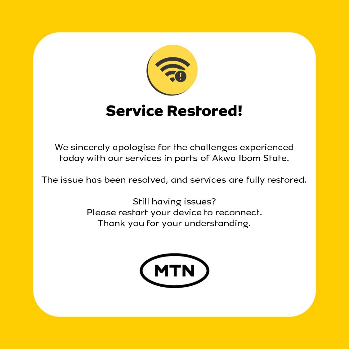 MTN Nigeria Support tweet media