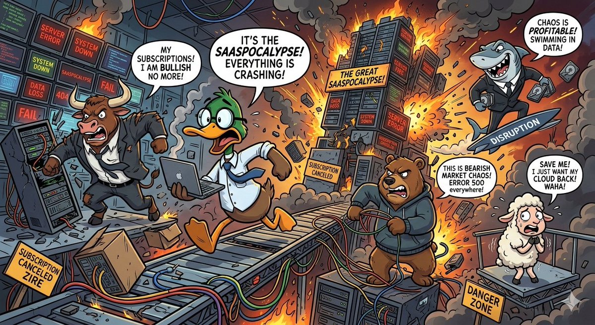 The past week was dominated by competing events: the AI Meltdown, the SaaSpocalypse and War with Iran. As long term private investors in Startups, these events have less impact in the short term while public equity investors are whipsawed. So, how will private investors be