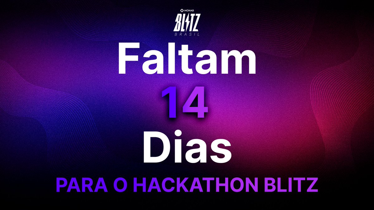 Vegacrypto_'s tweet photo. FALTAM 14 DIAS PARA O MONAD BLITZ RIO! ⚡🟣
Já temos 40 participantes confirmados em um hackathon com $2.000 em premiação!
Com decisão de quem ganha feita pelos próprios participantes em um evento construído para a comunidade.
Rio de Janeiro, 15 de março. 🇧🇷
Link abaixo 👇