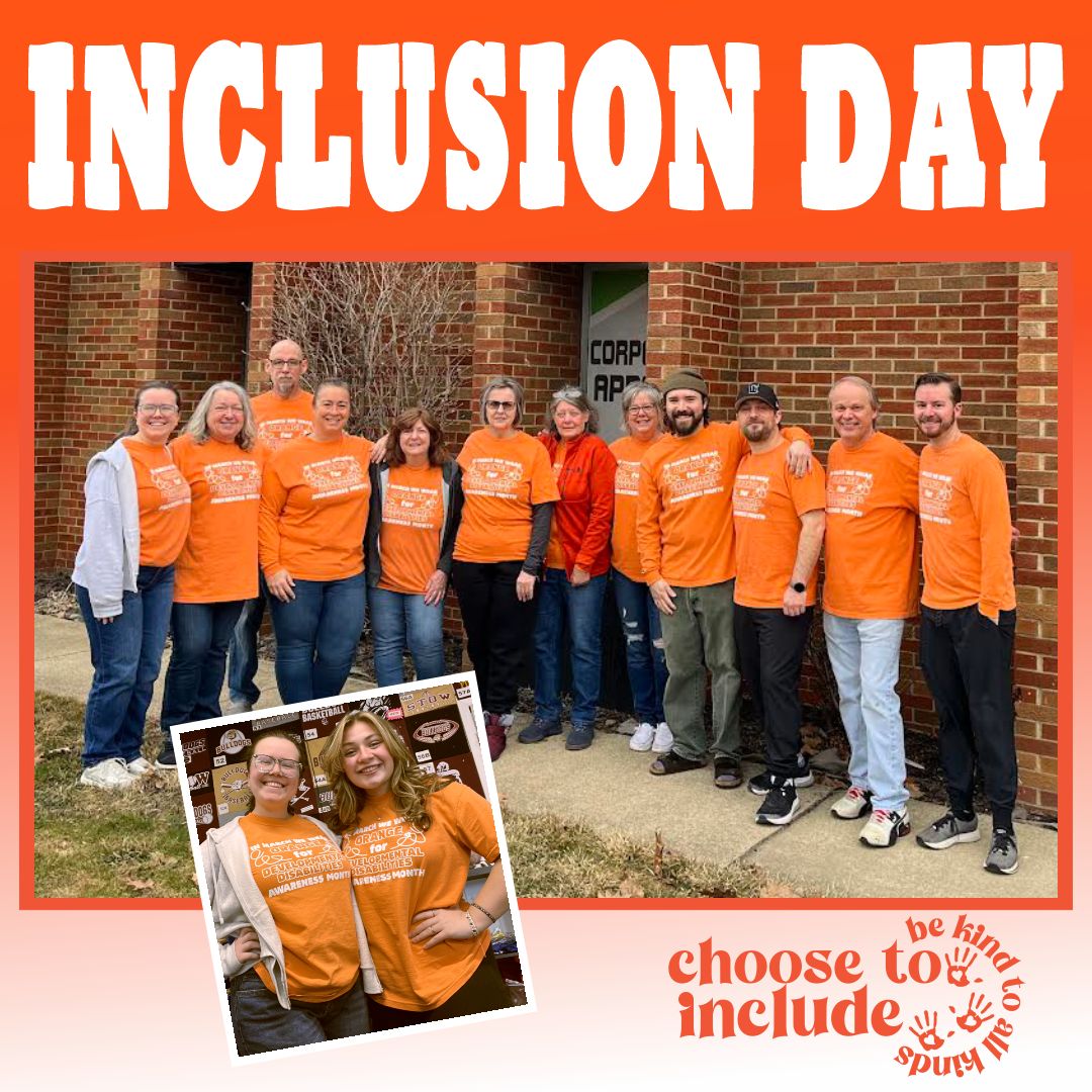 YoungsScreenpri's tweet photo. Are you wearing orange today? We are! 
Celebrate inclusion with us and @SummitDD! 
#IncludeME https://t.co/nzhGKWnsGx