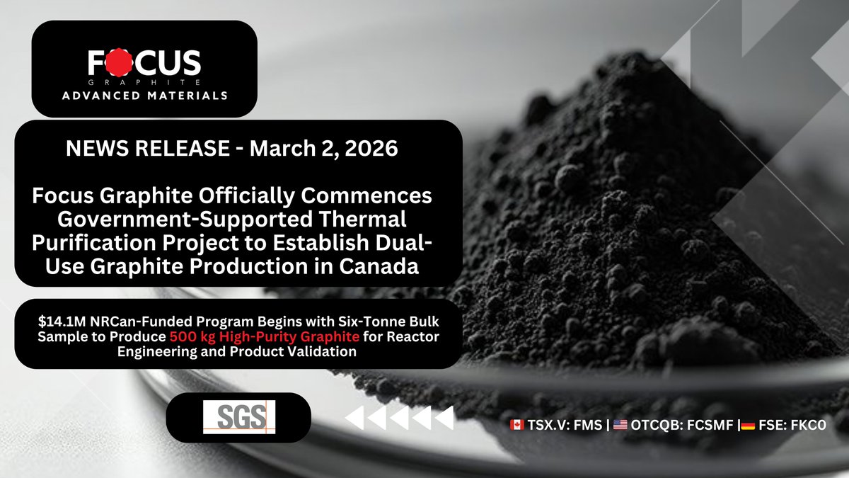 Focus Graphite Inc. tweet media