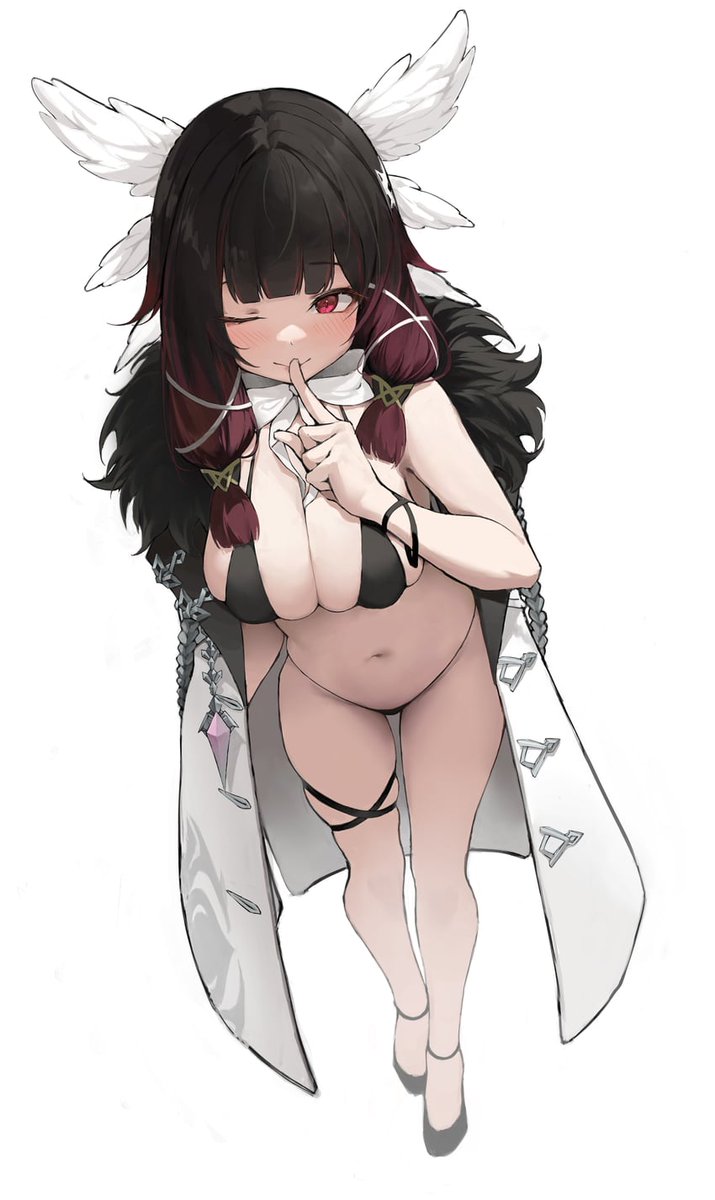 "Well, I got a bit off duty so...here's some show~."  

NOTE: She still does have her third leg!

RT+LIKE+PIC=RATE, SPREAD THIS BIRBS WORDS!