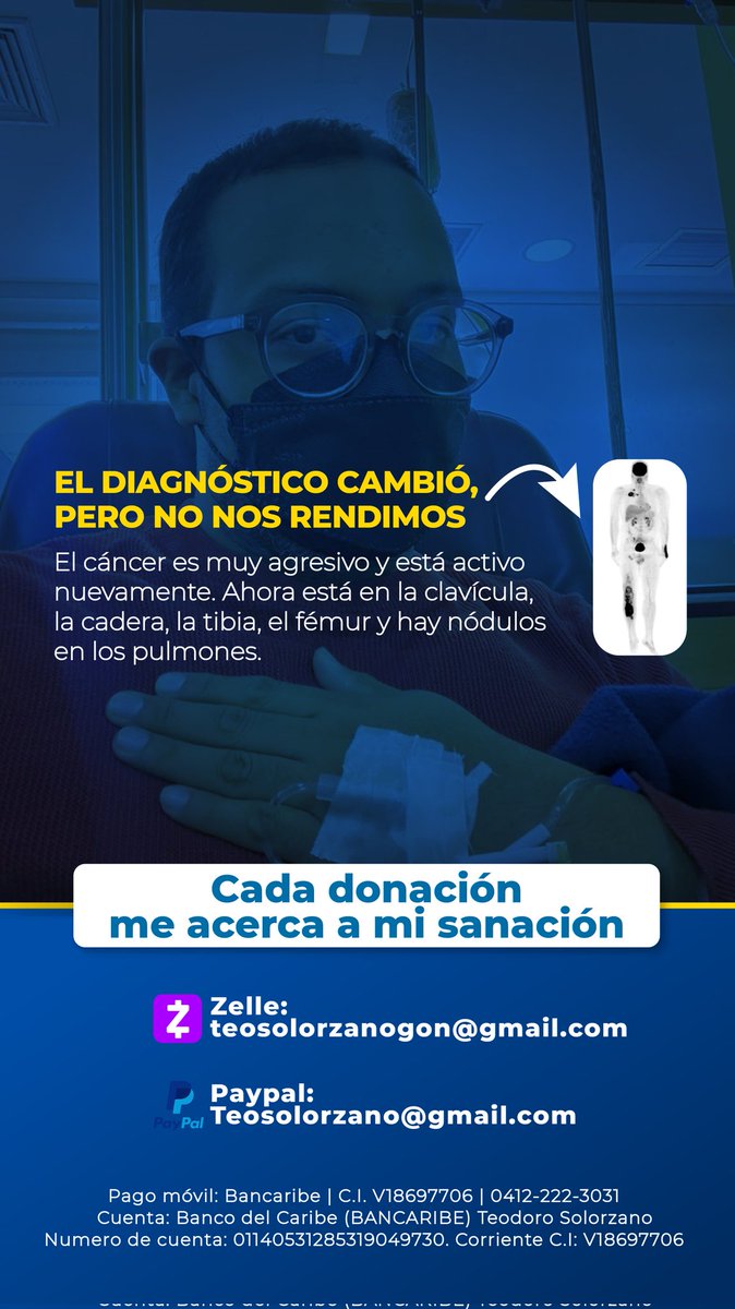 El cáncer está activo y ahora Teo recibirá un tratamiento más intensivo. No nos rendimos, Pero necesitamos de tu ayuda. Por favor #AyudemosATeo