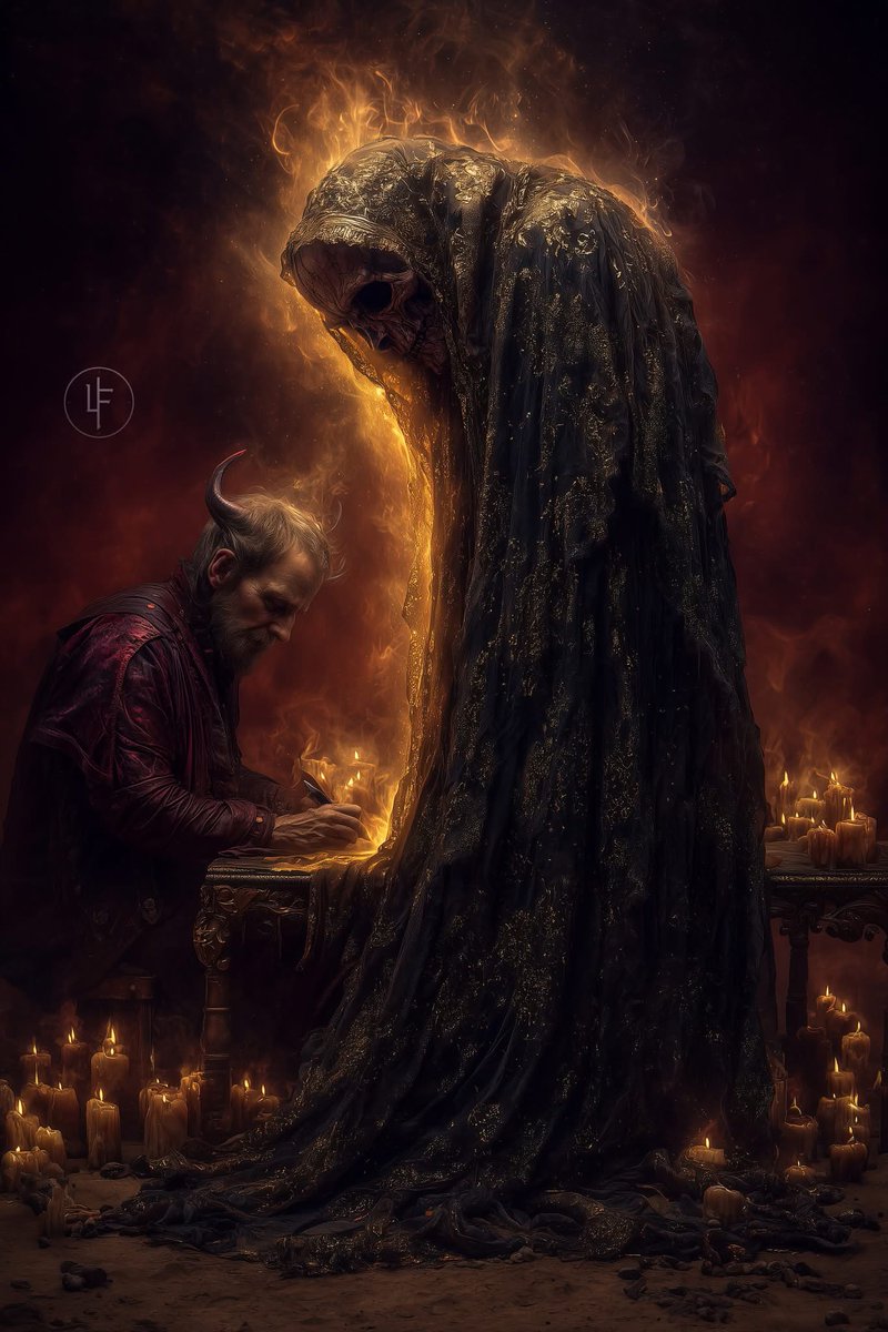 maximumpain333's tweet photo. S E L L   Y O U R   S O U L

“ You don’t sell your soul to the devil in fire and smoke ~ you sell it in small compromises you pretend don’t matter ”

No one signs a contract in blood.

They sign it in silence.

The first time you swallow disrespect to keep access.
The first time you shrink your truth to stay liked.
The first time you say “it’s fine” when your body already knows it isn’t.

That’s the transaction.

Selling your soul isn’t mystical.
It’s psychological.

It’s when approval becomes more important than integrity.
When comfort becomes more important than alignment.
When money, status, sex, or validation become more important than self-respect.

The “devil” doesn’t need horns.

It looks like opportunity wrapped in ego.
It looks like a shortcut that costs your spine.
It looks like staying somewhere you’ve already outgrown because leaving feels expensive.

And here’s the part people hate:

You don’t lose your soul all at once.

You lease it.

One compromise at a time.

Every time you ignore your intuition to avoid conflict.
Every time you over-explain your boundary.
Every time you trade clarity for temporary security.

That’s the fine print.

Power isn’t about resisting temptation dramatically.

Power is refusing to negotiate with anything that asks you to betray yourself.

Because once you sell your standards for survival,
you become controlled by whoever bought your silence.

And nothing is more dangerous than a person who realizes they’ve been under contract.

Break it.

Burn it.

Reclaim your signature.

~ Louis Fortier

✨🙌🏽💫