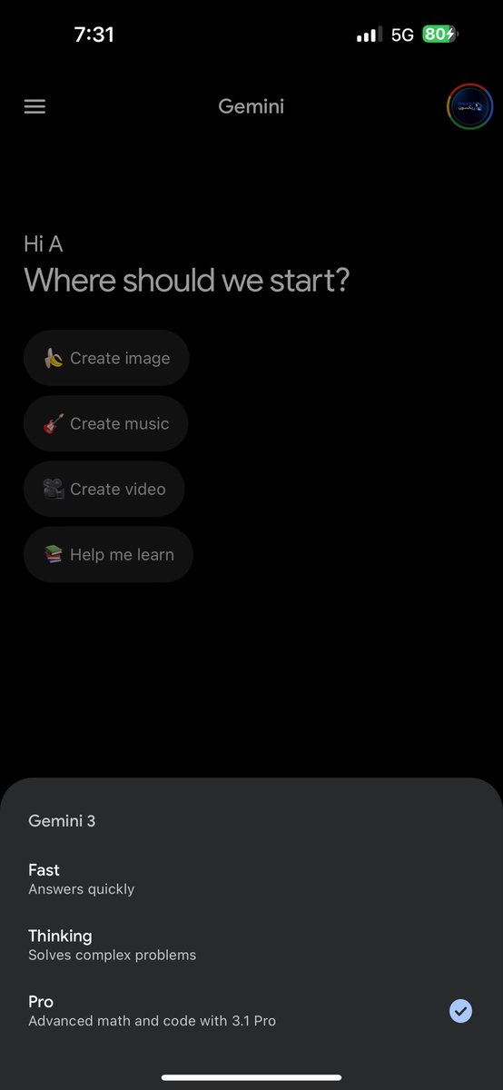 عندنا Gemini Pro و ترا يمديك من هالاشتراك تستفيد من أقوى نموذج في Gemini 3.1 Pro و بكل أمانه نموذج Gemini أفضل بكثير من نموذج ChatGPT بمراحل من ناحية دقة الاجوبه و المصادر 🚀

ويمديك تطلب تفعيل الـ Pro لمدة 4 شهور بـ 39 ريال 
و على أيميلك :
r3xon.com/eQaDZxx