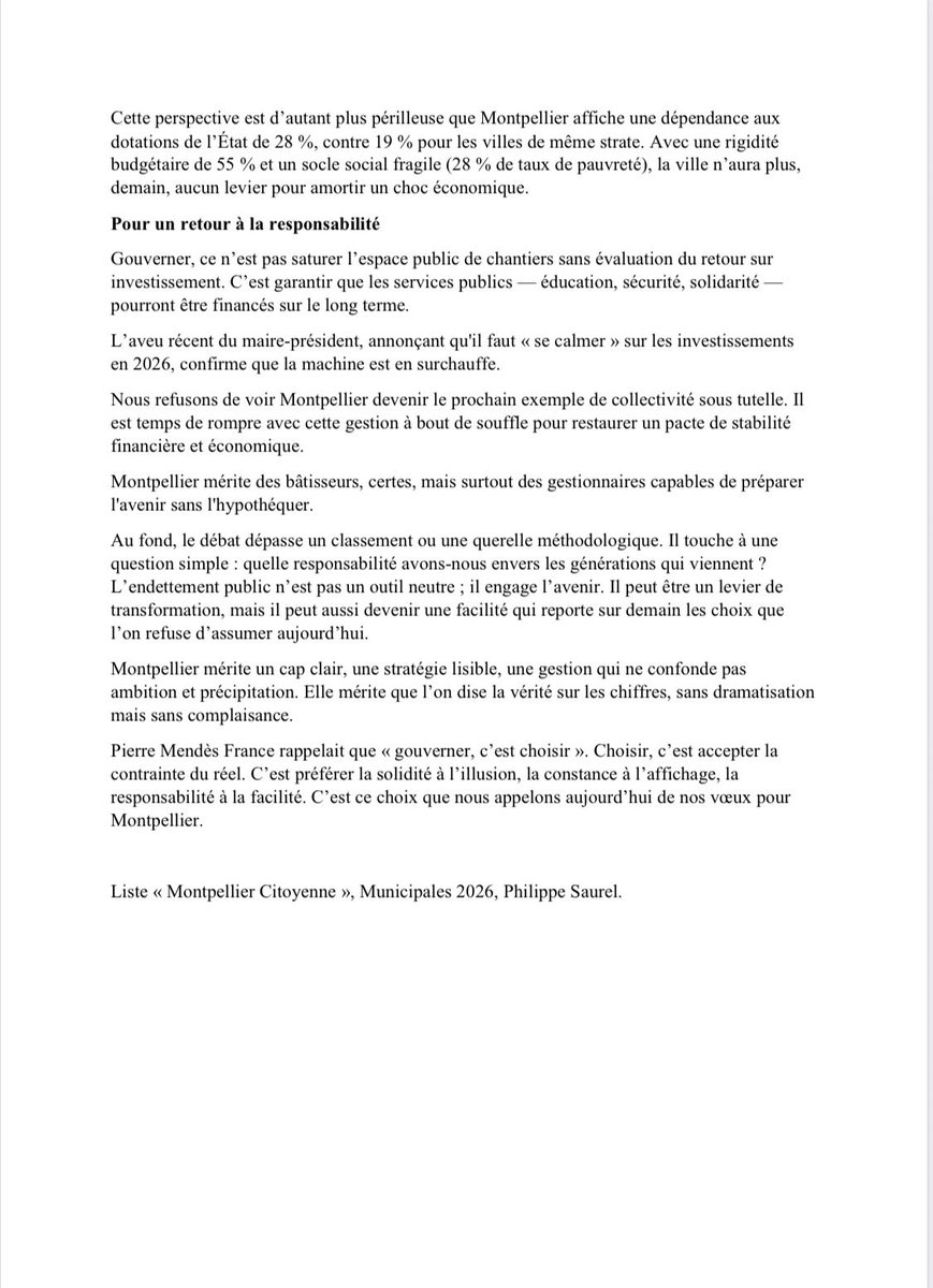 EmadHind's tweet image. Rien n’arrête une idée dont le temps est venu… peut être le moyen de la financer ? La métropole #3M est surveillée et ce qui est donné d’une main sera repris de l’autre.. 14.9ans de durée de désendettement en 25! Gouverner c’est choisir …pas hypothéquer l’avenir!