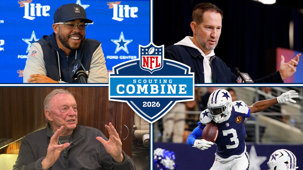 tommy_yarrish's tweet photo. A recap of some of the top #Cowboys headlines from the 2026 NFL Combine, including: 

- Jerry can see Dallas "being aggressive" in free agency
- Where things stand with George Pickens, Brandon Aubrey
- Contract restructures ahead

And more: https://t.co/6wGRTDgDvt https://t.co/IKIjryLLdc