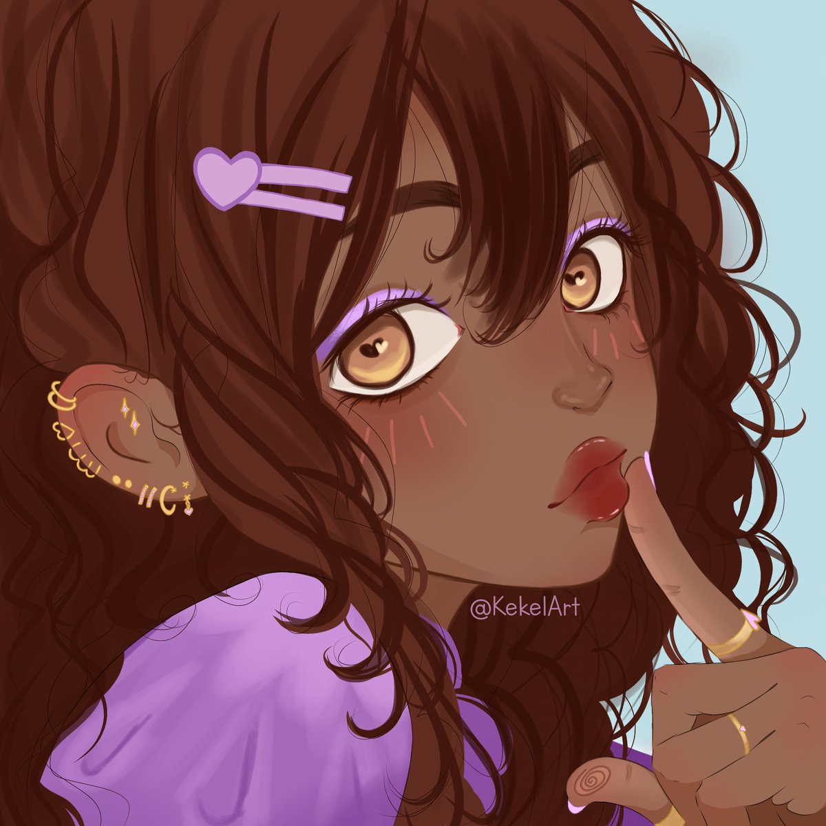 KekelArt's tweet photo. Today starts with a great photo full of cuteness 😘💜
#oc #kawaii https://t.co/oPqvMmSIrP