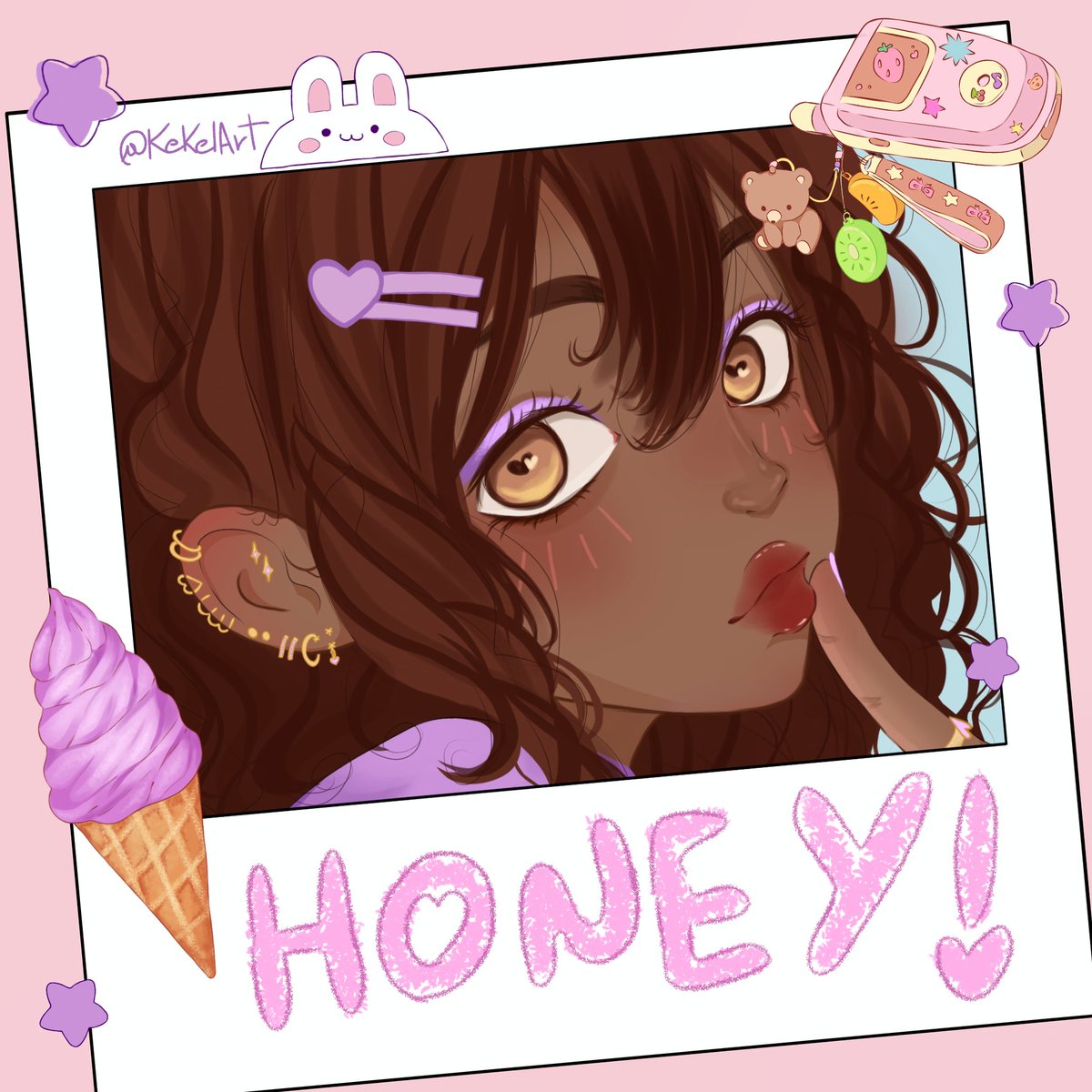 KekelArt's tweet photo. Today starts with a great photo full of cuteness 😘💜
#oc #kawaii https://t.co/oPqvMmSIrP