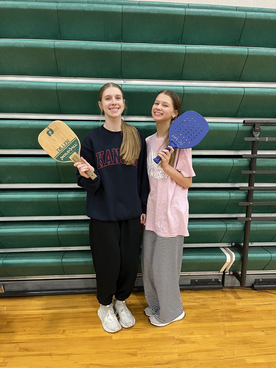 Congrats Maggie, Hadley, and Jillian(not pictured) W2 Pickleball Champs!