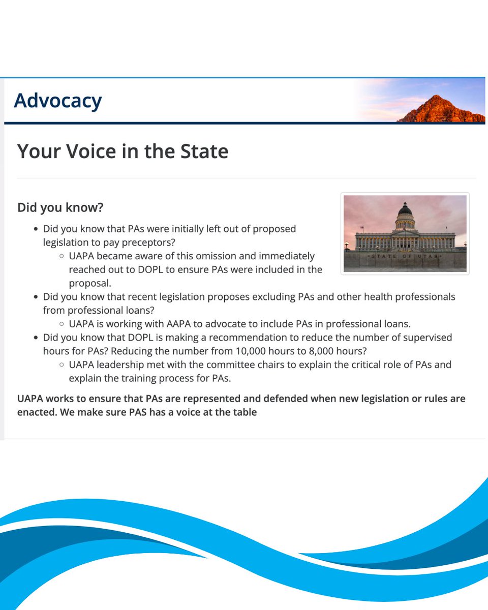 Utah Academy of PAs tweet media