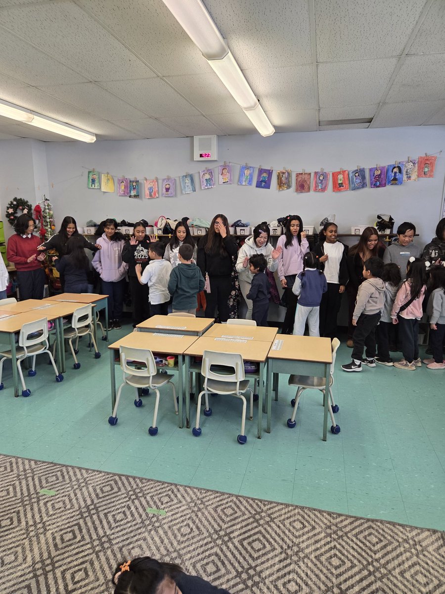 MrPsClassSEC's tweet photo. Hugs and High Fives...Grade 8s connecting with younger students and working on our sense of community for Lent. @campionchamps #schoolcommunity #belonging #classof2026 https://t.co/IWfnQBDuH9