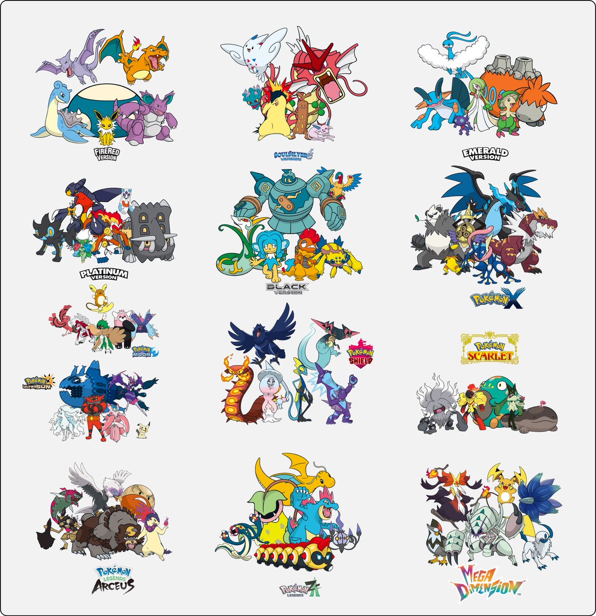 Never played BW2, nor gen 2
But as far as I can remember this is it.