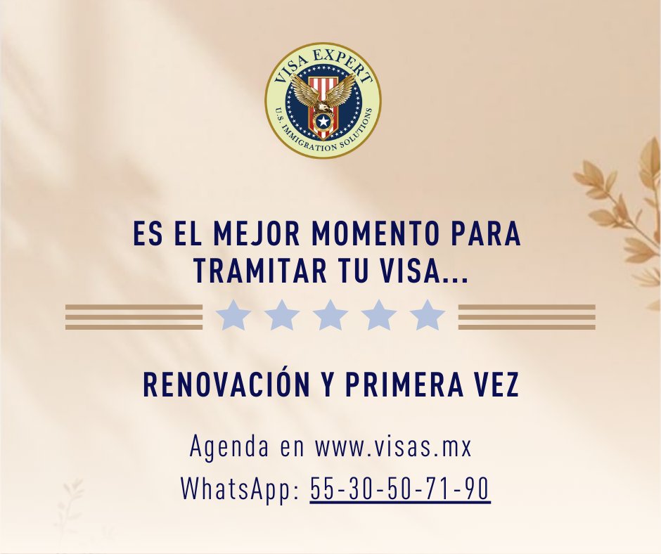ExpertosEnVisas's tweet photo. ¿Renovación o visa por primera vez? 📷 2026 ya tiene fechas cercanas. ¡Prepárate con tiempo y realiza cita!
Visita: https://t.co/BCk3qJrt7E

#RenovaciónVisa #VisaPrimeraVez #Citas2026 #VisaAmericana #FechasCercanas https://t.co/B30BRc5iqY