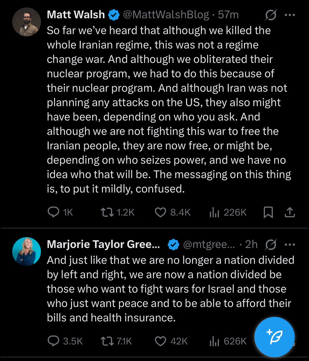 This one is really shaking the MAGA base