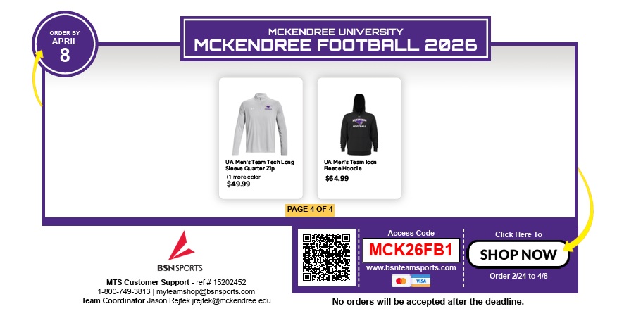 McKendree Football tweet media