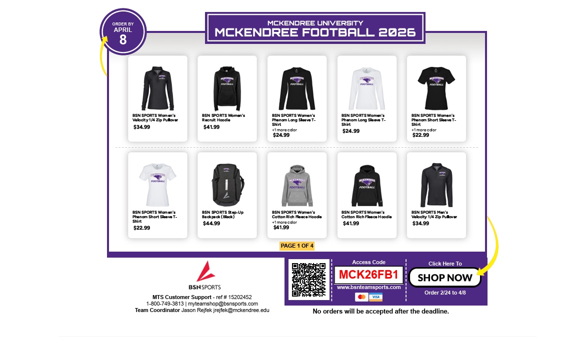 McKendree Football tweet media