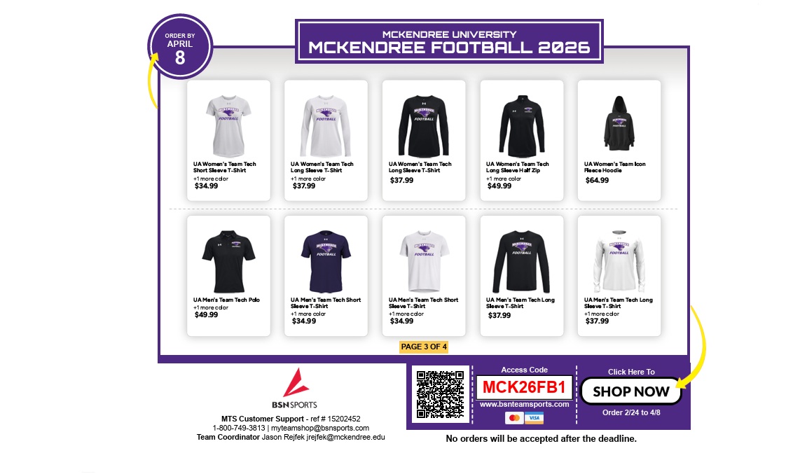 McKendree Football tweet media