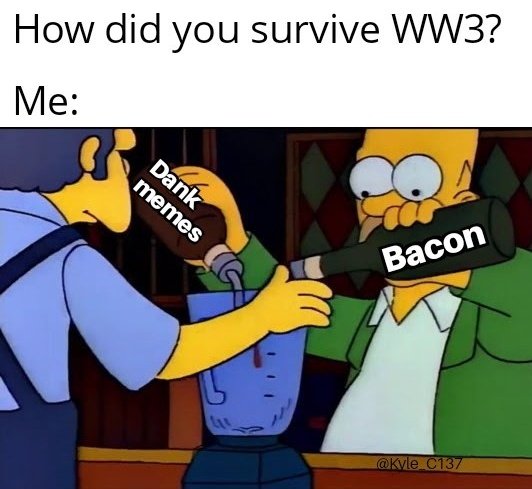 Kyle_C137's tweet image. Gm frens

Eating just one bacon a day will keep both the Zionist and Muslim terrorists away. 

Good Monday
#MondayMotivaton