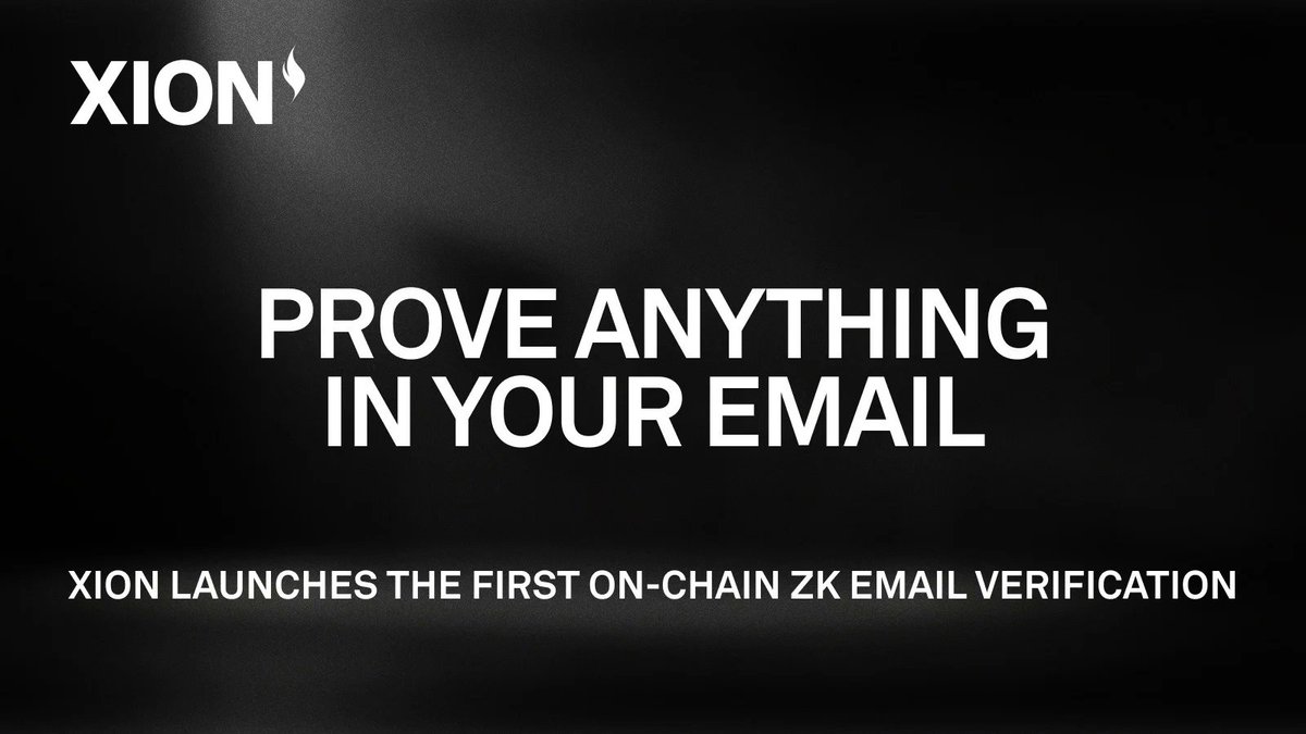 Node39_'s tweet photo. @burnt_xion  has just launched the first on chain email verification system and it could change how we build trust on the internet.

You can prove anything in your inbox without revealing the email itself. Work at Google? Bought a concert ticket? Graduated from Harvard University? All of it can be verified without disclosing your name, salary, purchase history, or any other personal information.

Why does this matter?

✅ Write company reviews without fear of retaliation just prove you are a current employee.
✅ Secure P2P transactions the seller proves the ticket was transferred via email, and you only pay once it is confirmed.
✅ Your reputation belongs to you no longer locked inside individual platform systems.

$XION does not require you to understand blockchain everything runs in the background, supports Gmail and Apple Mail, and is integrating with Amazon, airlines, and universities.

The internet needs this. #AI has made fraud easier than ever and the solution may be sitting right in your inbox.

👉View details: https://t.co/dfY3mrfVYU

#XION #ZeroKnowledge #Blockchain #Privacy #Web3 #EmailVerification