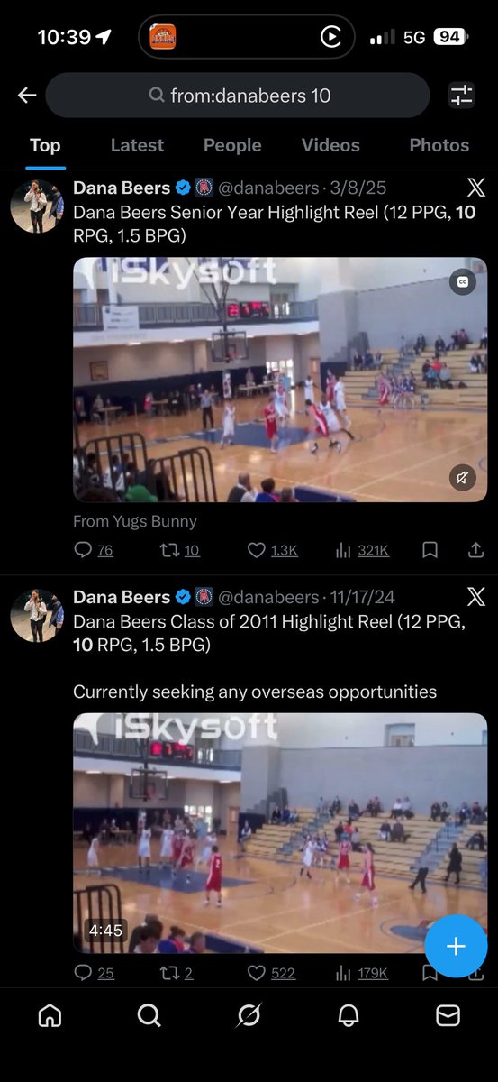 Was trying to find evidence of <a href="/danabeers/">Dana Beers</a> hating on the big 10 but I was just reminded that he did in fact average 12 &amp; 10 in high school <a href="/MostlyHoopsShow/">Mostly Hoops With Mark Titus & Co.</a>