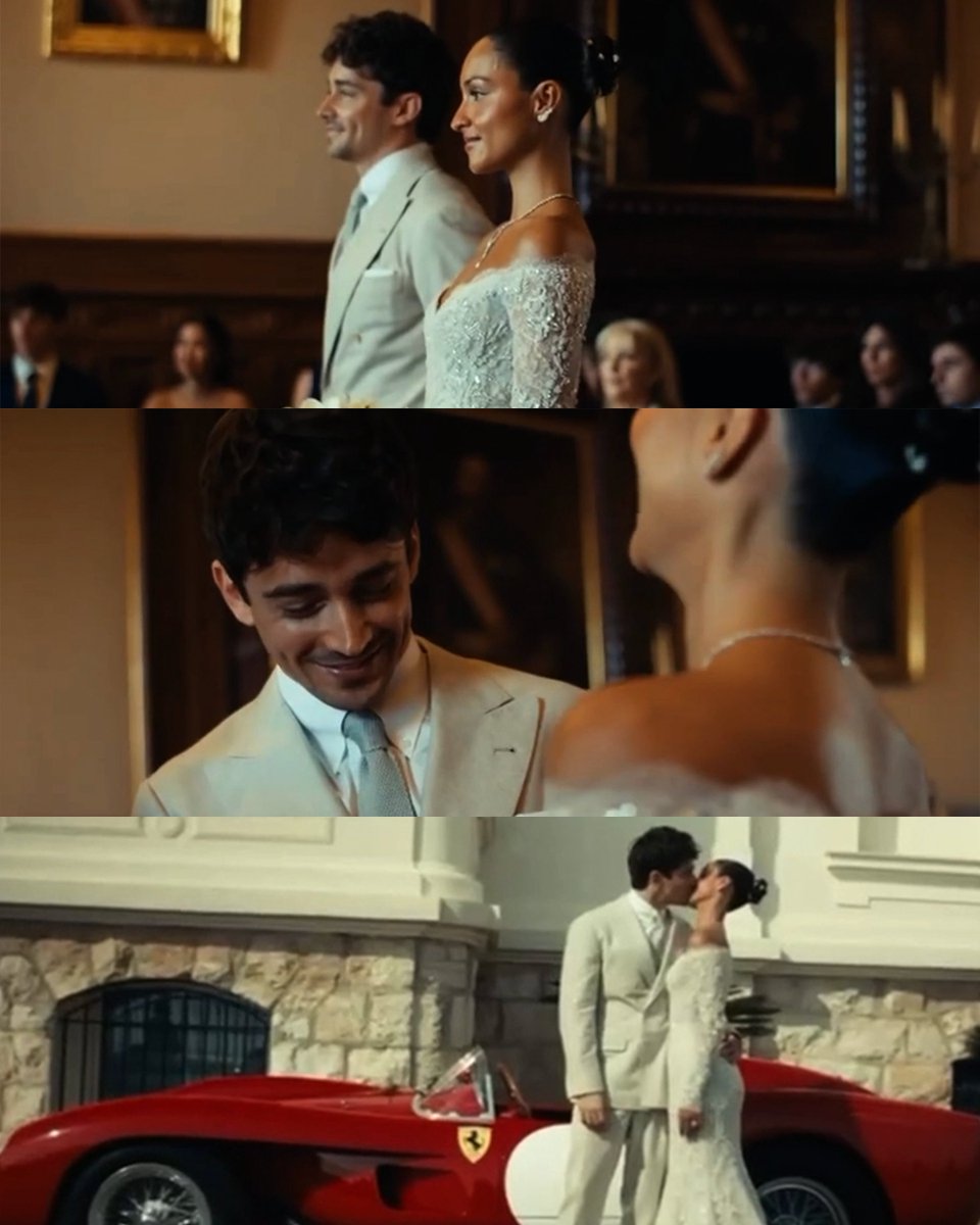 Driving off into forever 🏎️💍

Congratulations to Charles and Alexandra Leclerc on their civil wedding this weekend ❤️

#F1