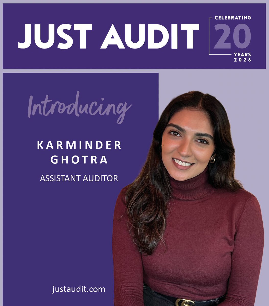 JustAudit's tweet photo. We are delighted to welcome Karminder as Assistant Auditor to the Just Audit team. Karminder is studying for her professional qualifications whilst gaining valuable experience with us and our clients.
#assistantauditor #auditcareer
https://t.co/KLqid83VXz https://t.co/YnqKz2sSQd