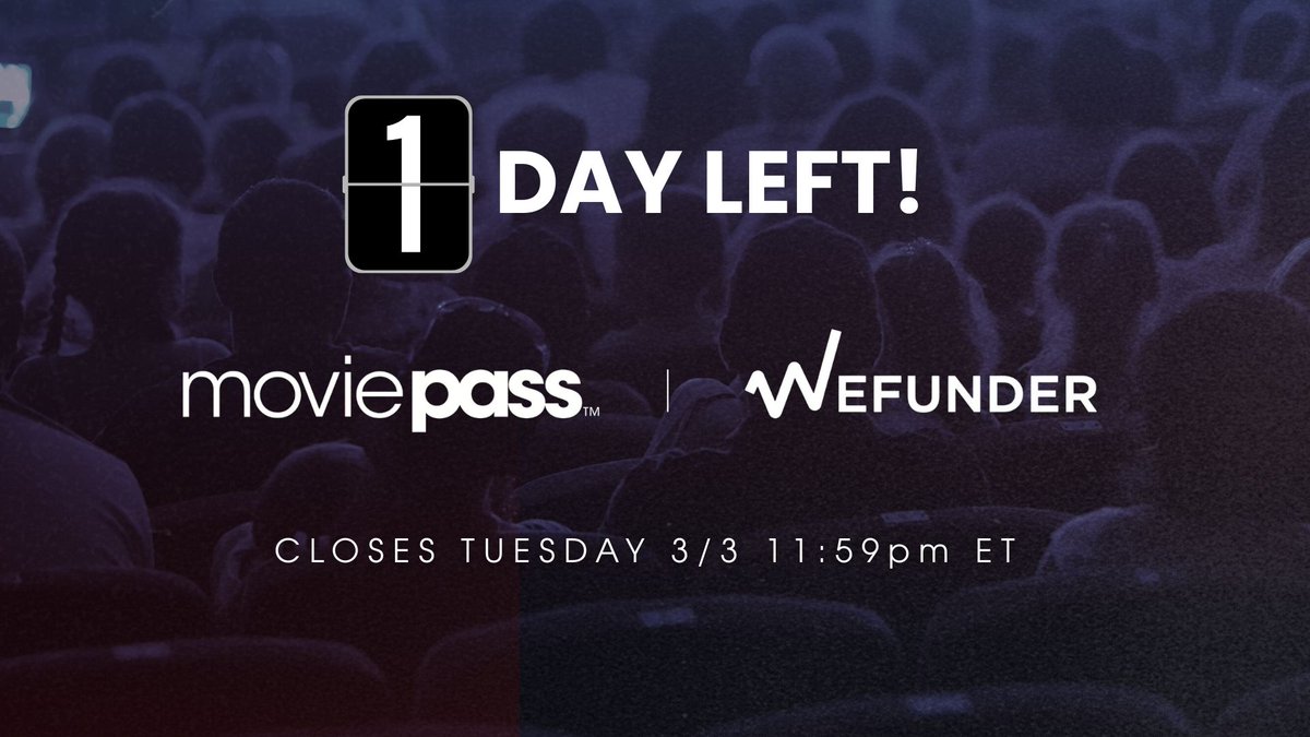 stacyspikes's tweet photo. 1 day left.

Our priced Series A round closes tomorrow. This is the final opportunity before we shift fully into the next phase.

We aren't here to just sell tickets. We building a new participation layer for entertainment.

With @mogulxmoviepass , we’re turning box office, awards & cultural momentum into structured competition — like fantasy sports did for games.

Invest alongside @HarlemCapital @SuiFoundation @animocabrands @lightshipcap and hundreds of individuals who believe. 

If you believe too, this is your moment.

👉 https://t.co/I4JvehImeY