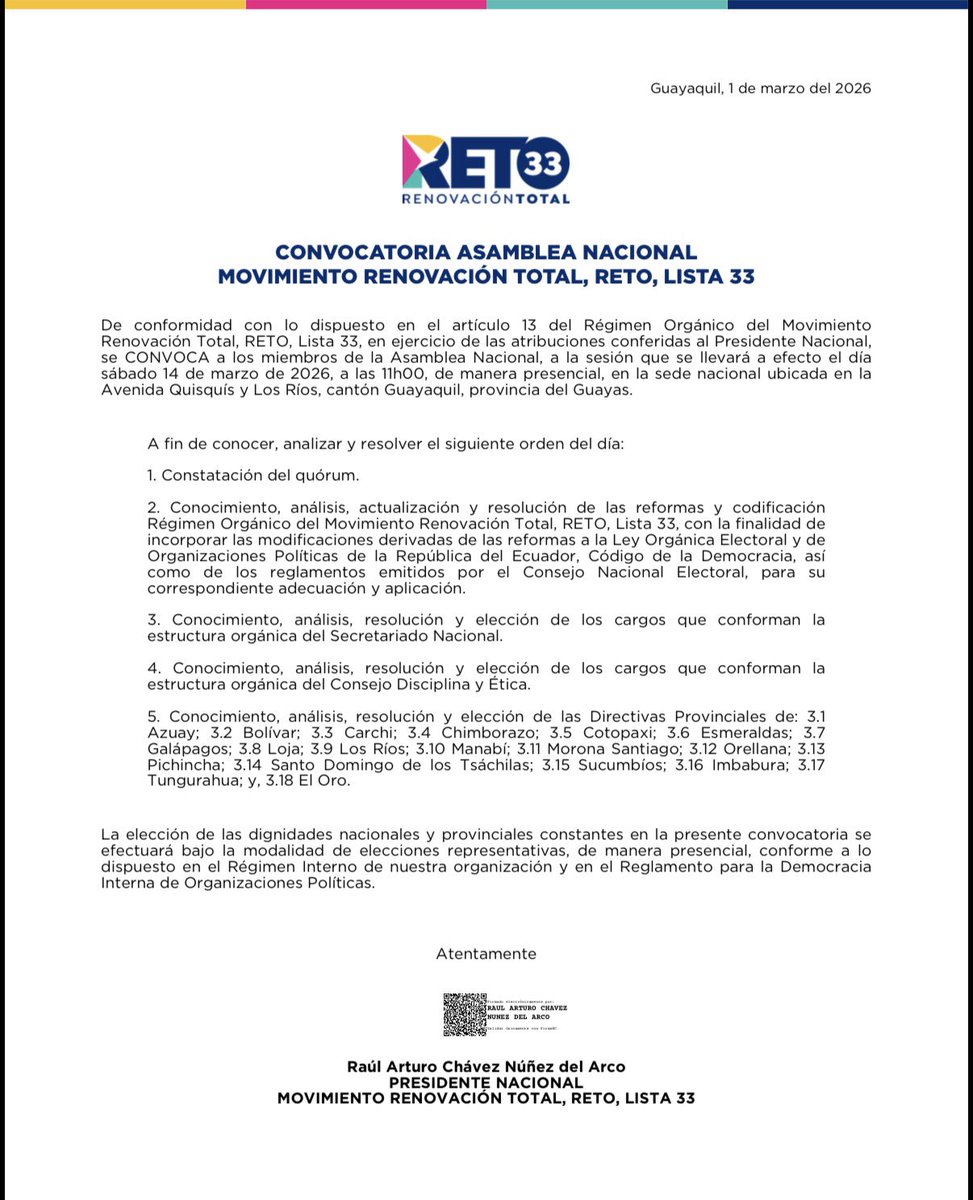 Renovación Total tweet media