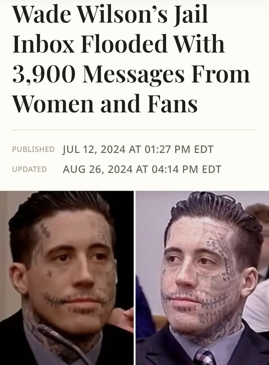 Women would rather be with an attractive felon than with an unattractive man.