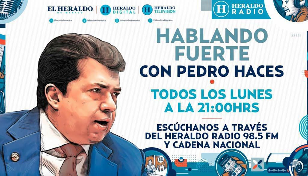 ¡No te pierdas Hablando Fuerte con Pedro Haces esta noche! 🎙️📻 Acompáñame hoy a las 9 pm por <a href="/heraldoradio_/">Heraldo Radio</a> para platicar los temas más importantes del mundo laboral y de productividad en México. ¡Te espero!