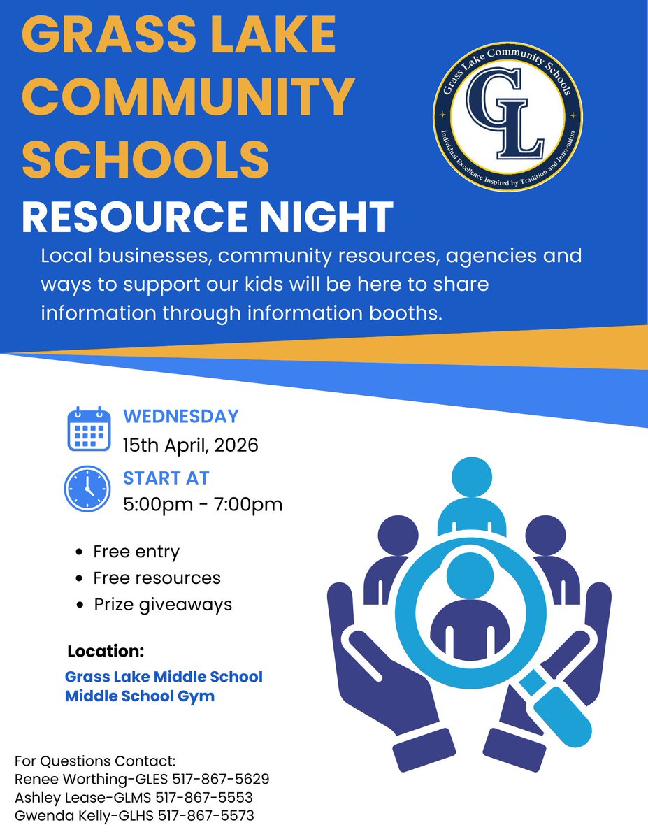 Grass Lake Schools tweet media