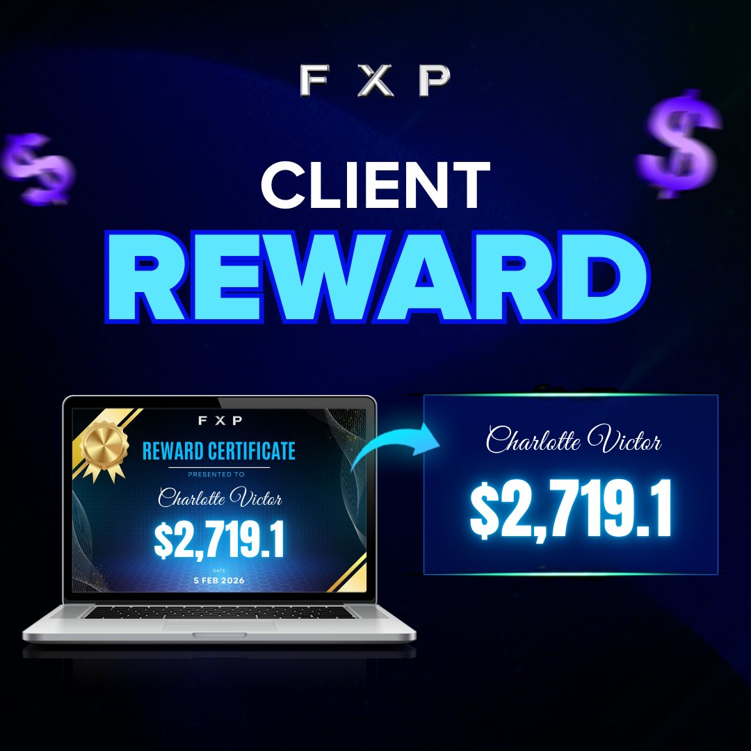 Fxpfirm's tweet photo. Recognition is part of the journey.

Congratulations to Charlotte Victor on receiving a client reward of $2,719.1. A great example of discipline, consistency, and structured progress with FXP.

🔗 https://t.co/94eRk6AzNp

#FXP #ClientReward #Consistency https://t.co/LX3CR7XlUs
