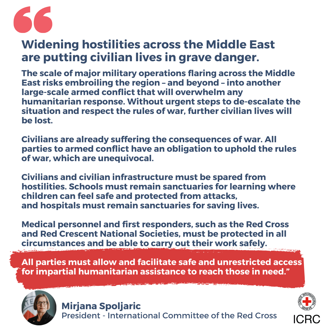 ICRC tweet media