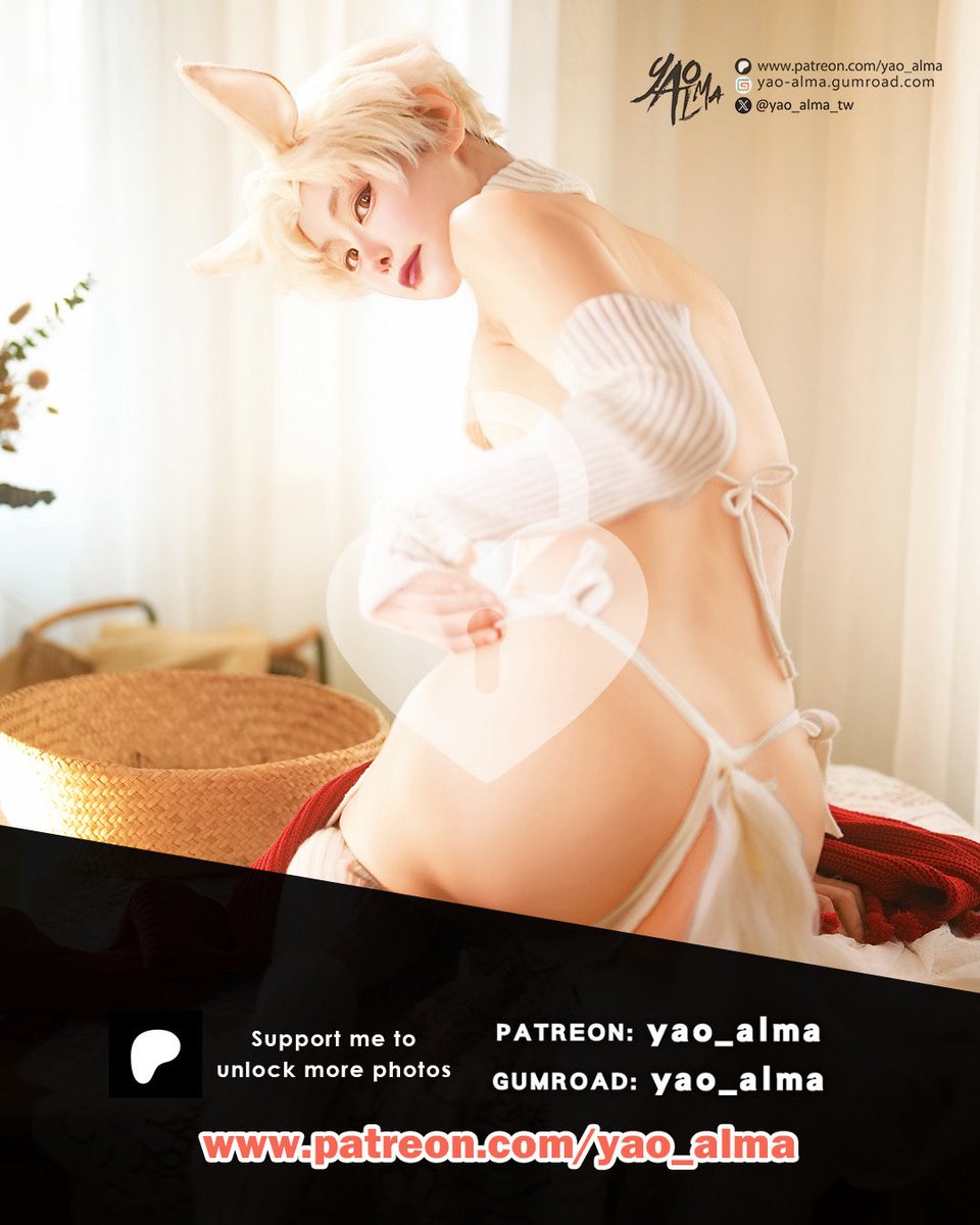 yao_alma_tw's tweet photo. This month on Patreon: a white horse humanoid! https://t.co/02mSJ0b0Ru