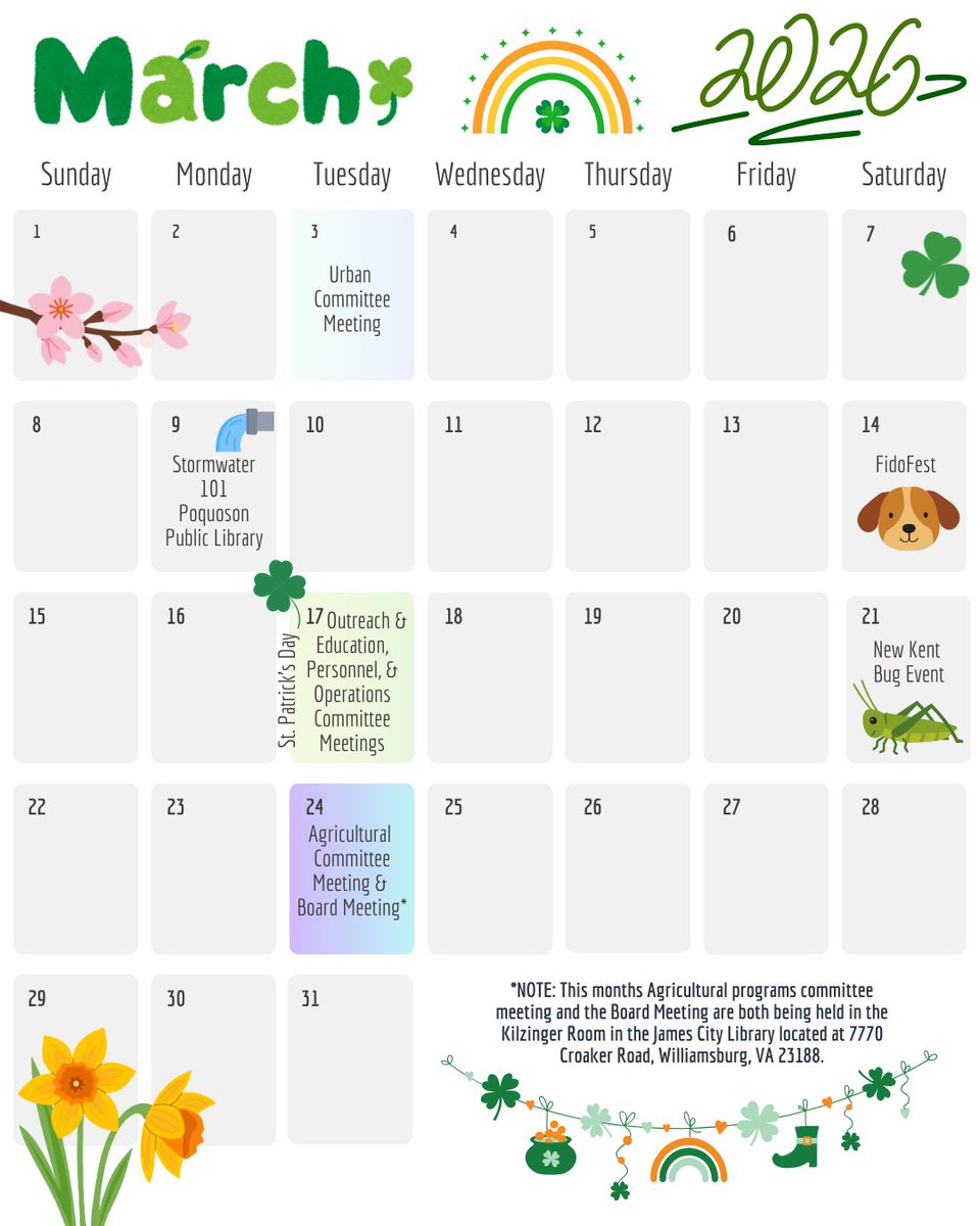 Colonial Soil and Water Conservation District tweet media