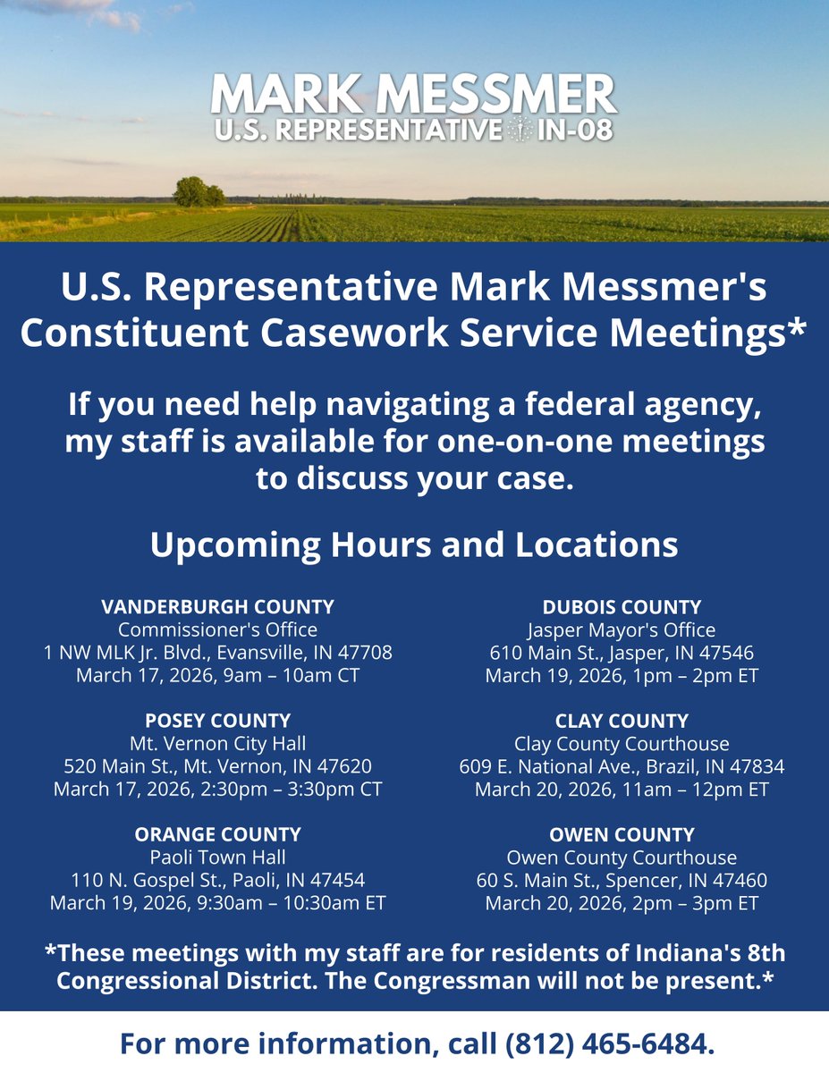 Congressman Mark Messmer tweet media
