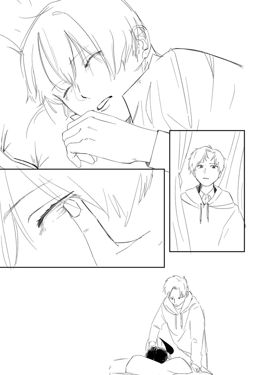 j庭の原稿作業中です！
見本はもう少しお待ちください💦楽しみに待っていてくれる方々がいてくれて本当に励みになっています😭💓✨こちら新刊のペン入れページです！ええ！？おまけページがあるって！？
『生徒会長とヤンキーくん』出会い編をよろしくお願いします！！！
#J庭59 #創作BL