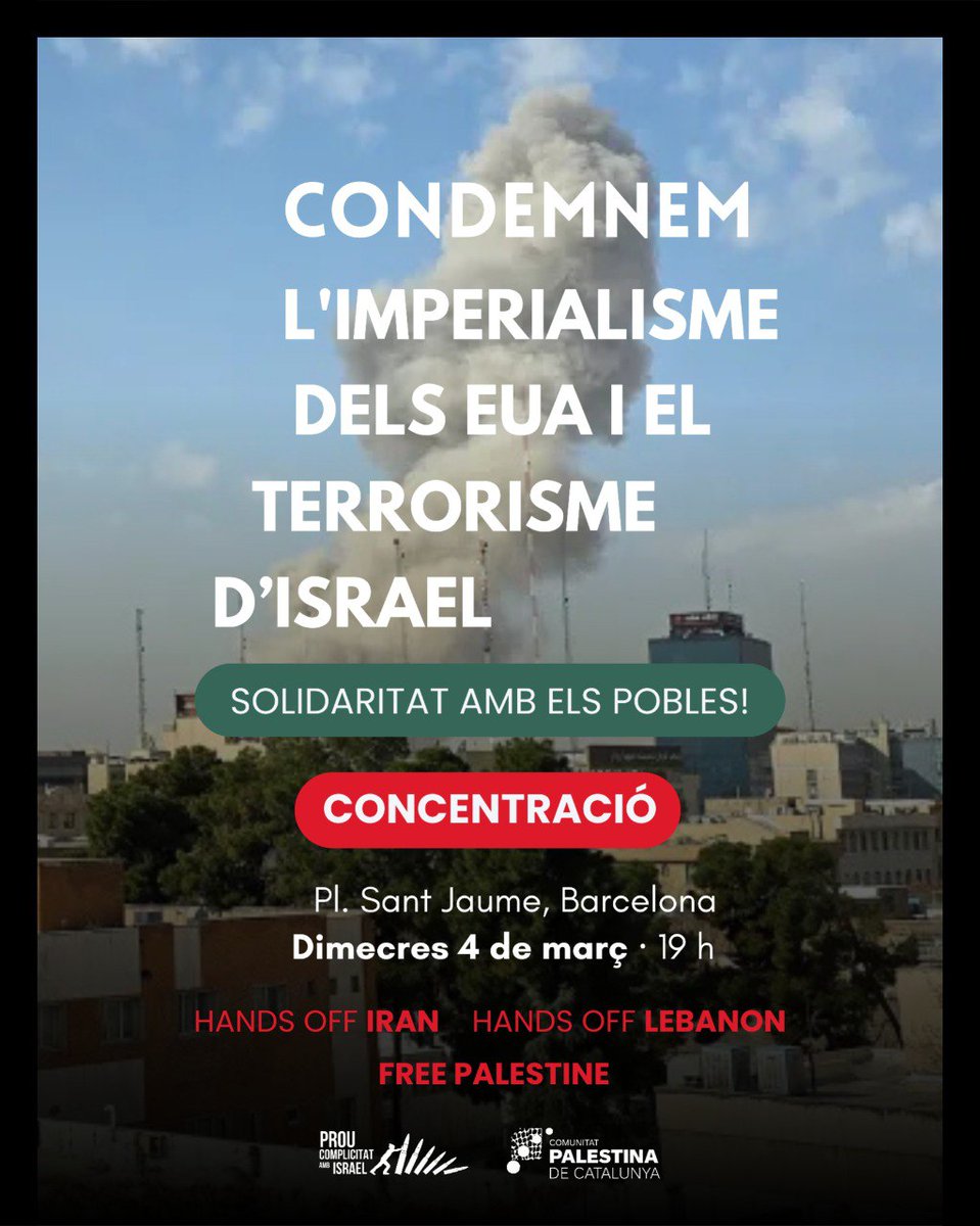 Comunitat Palestina Catalunya tweet media