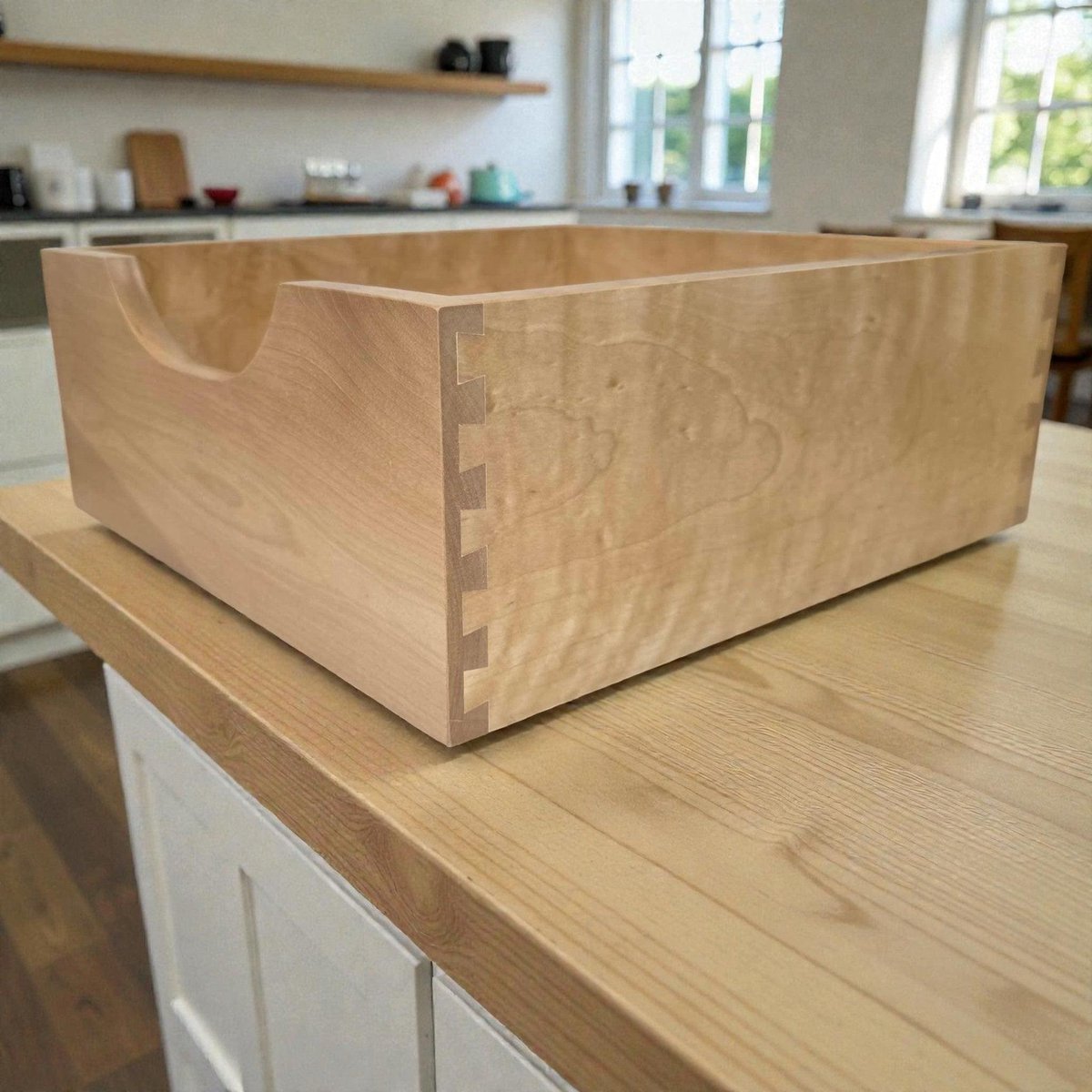 arlissbryant's tweet photo. Handcrafted Maple Wood Tote – Dovetail Construction – Kitchen Storage or Chicken Nesting Box https://t.co/6APaw9L3A5 #Etsy #kitchenconnection #MapleTote https://t.co/I87HoxdzKk