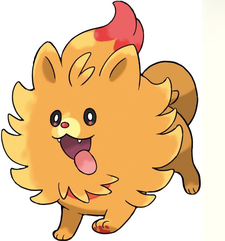 CarmenHansley's tweet photo. Pombon seems similar to my own Fakèmon starter, Dogster. Can't wait for the Pombon evolution line!
#fakemon #PokemonWindsWaves https://t.co/bKXWjsjGOn